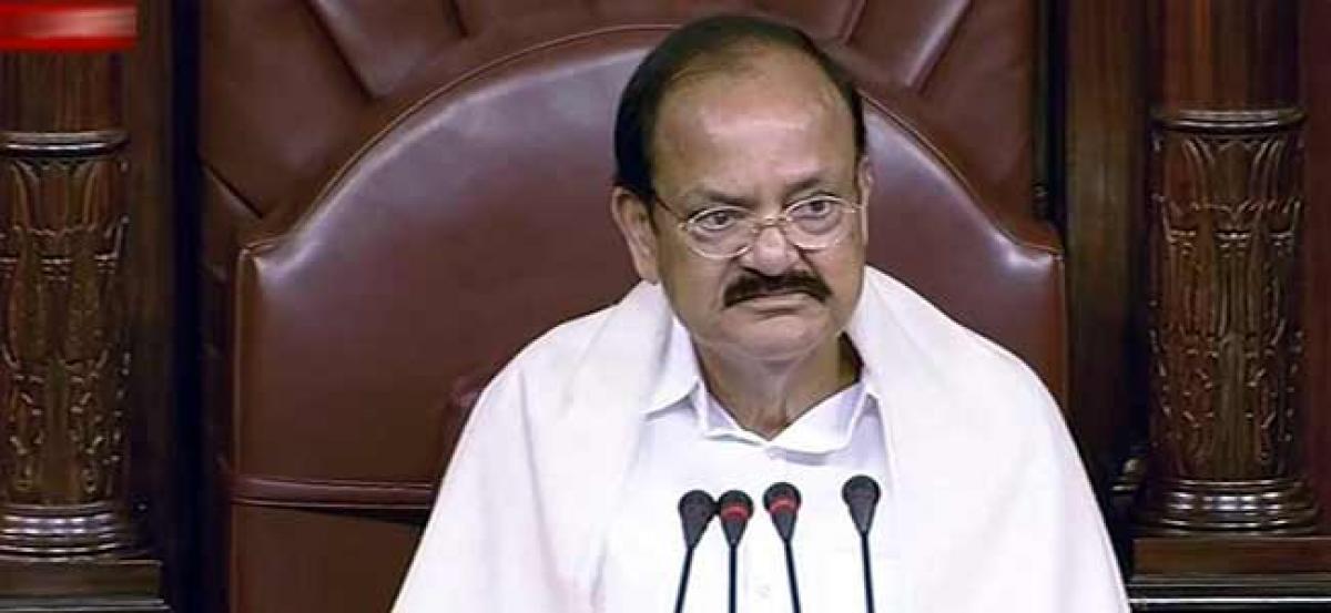 We are meeting, greeting and adjourning: RS chairman Venkaiah Naidu slams MPs