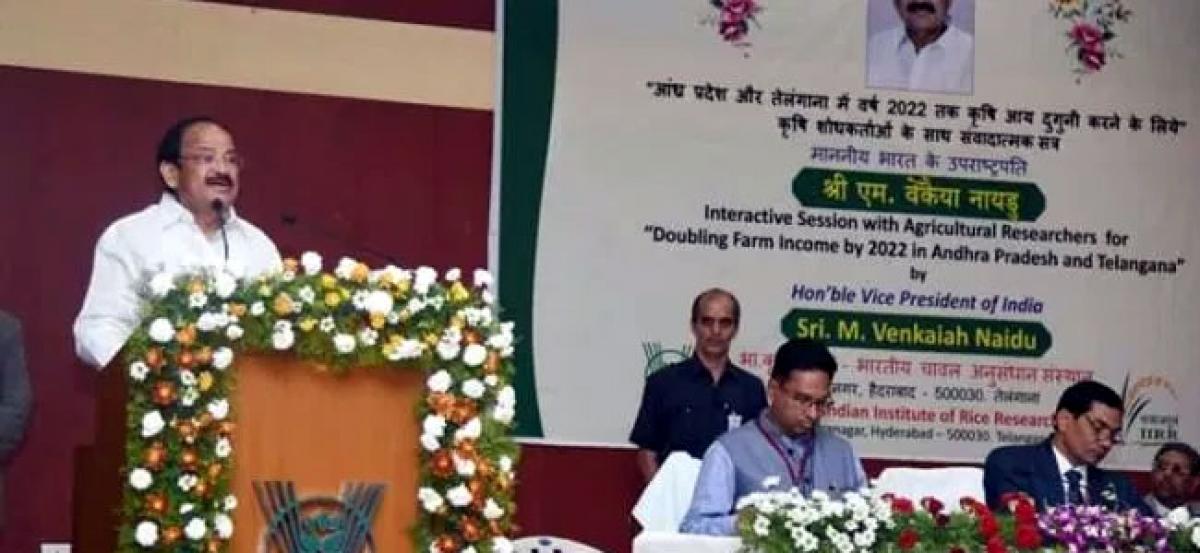 Farm Scientists should make Agriculture viable, profitable and sustainable: Vice President