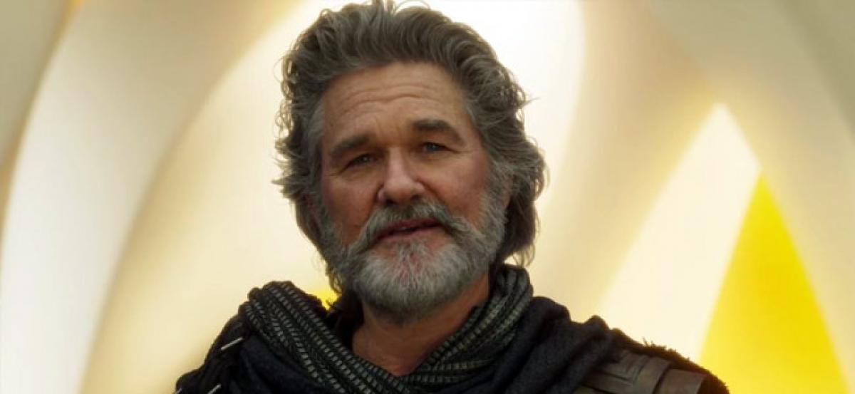 Kurt Russell used to call Star Lord Star Wars in Guardians