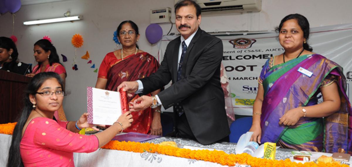 Andhra University Vice-Chancellor opens Reboot-2018 