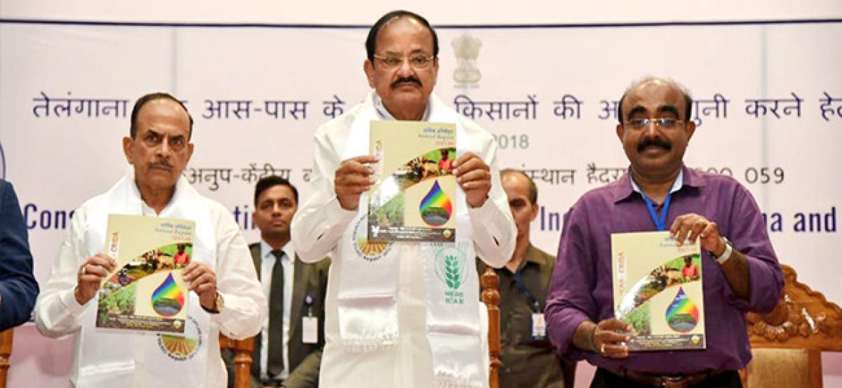 Adopt multi-pronged strategy to make agriculture profitable: Vice President