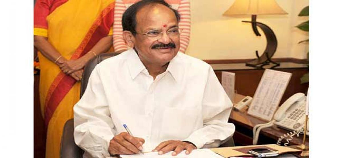 Companies like NMDC must give a thrust to ‘Make in India’ initiative: Vice President