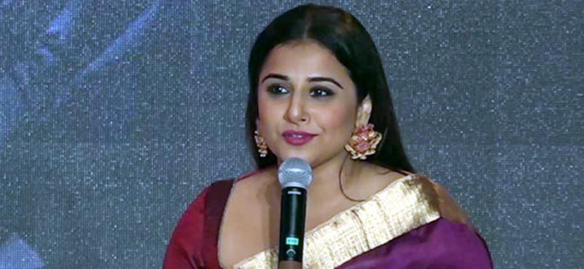 Film industry can be really sexist, says Vidya Balan