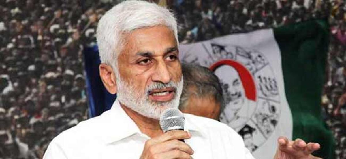 Vijay Sai Reddy opposes TDP-Cong Alliance In Telangana