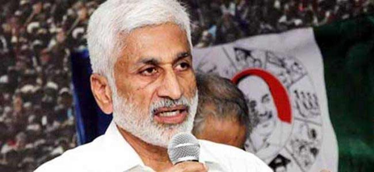 Finger of suspicion points Chandrababu: Vijayasai Reddy