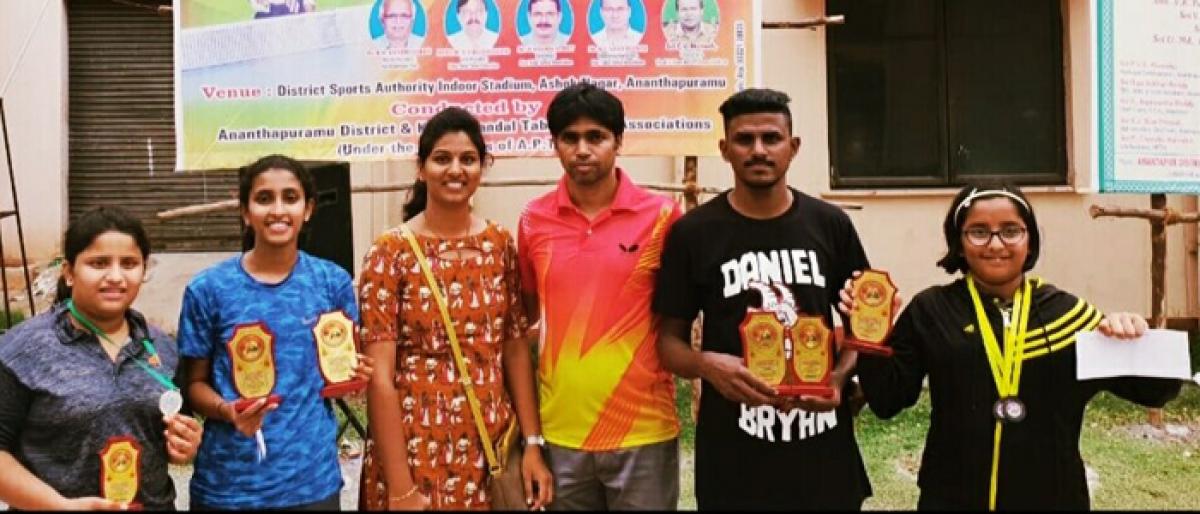 Vijayawada table tennis players excel in State tourney