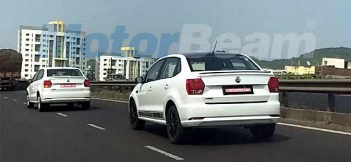 Volkswagen Ameo Special Edition Spotted