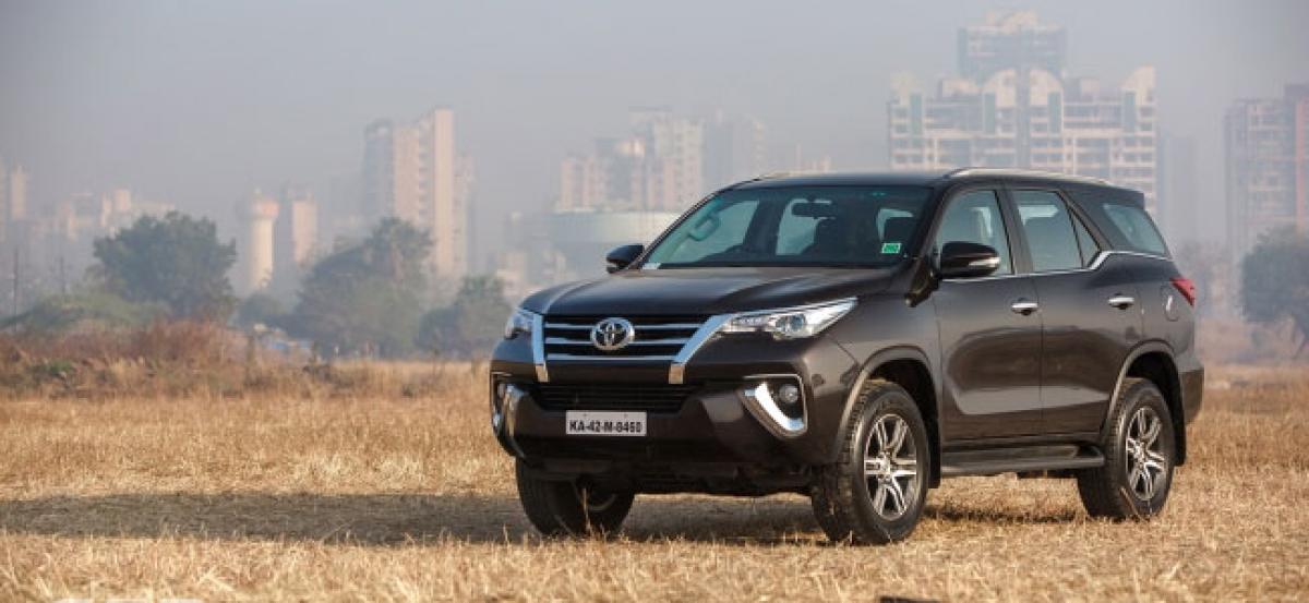 Toyota Innova Crysta, Fortuner Prices Hiked Post Cess Increase