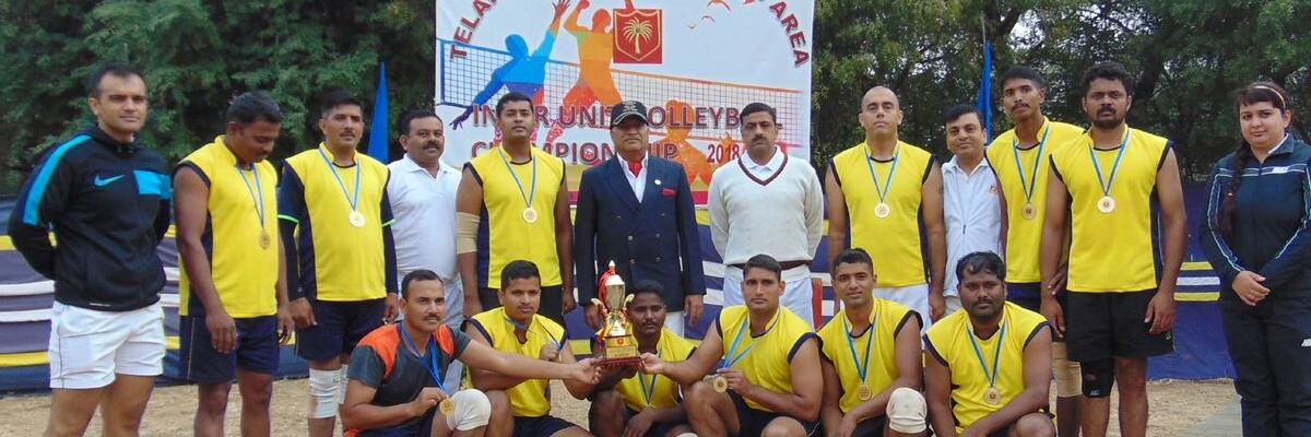 Tasa inter-unit volleyball championship ends