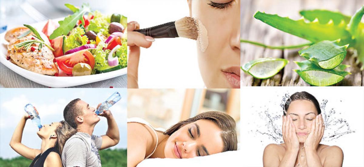 Tips to keep  your skin healthy this summer