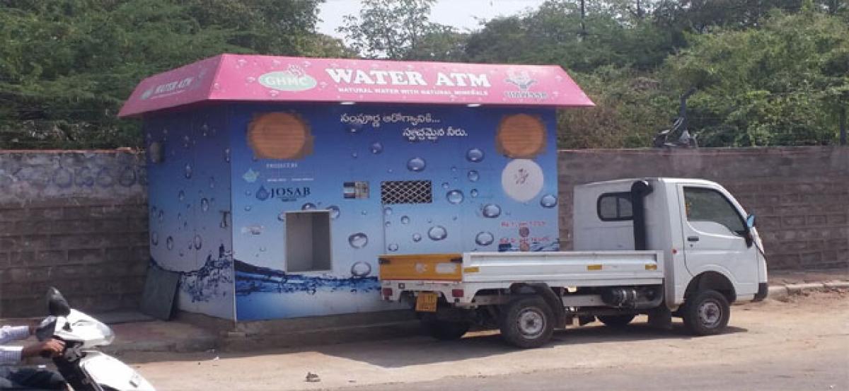 GHMC-installed water ATMs dysfunctional