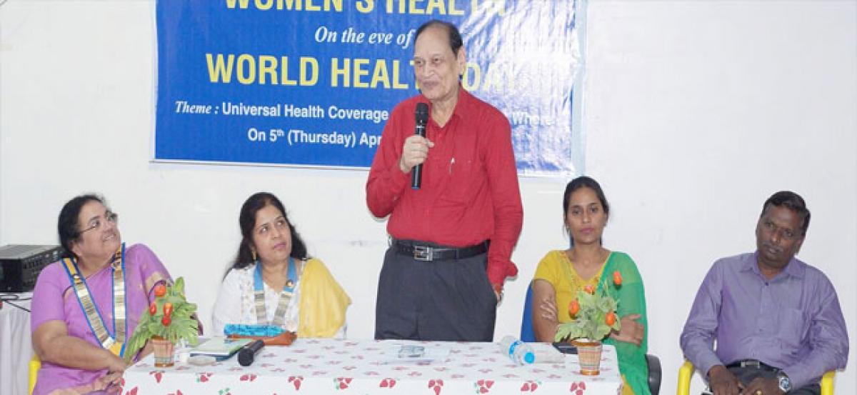 Women prone to diseases, says Samaram