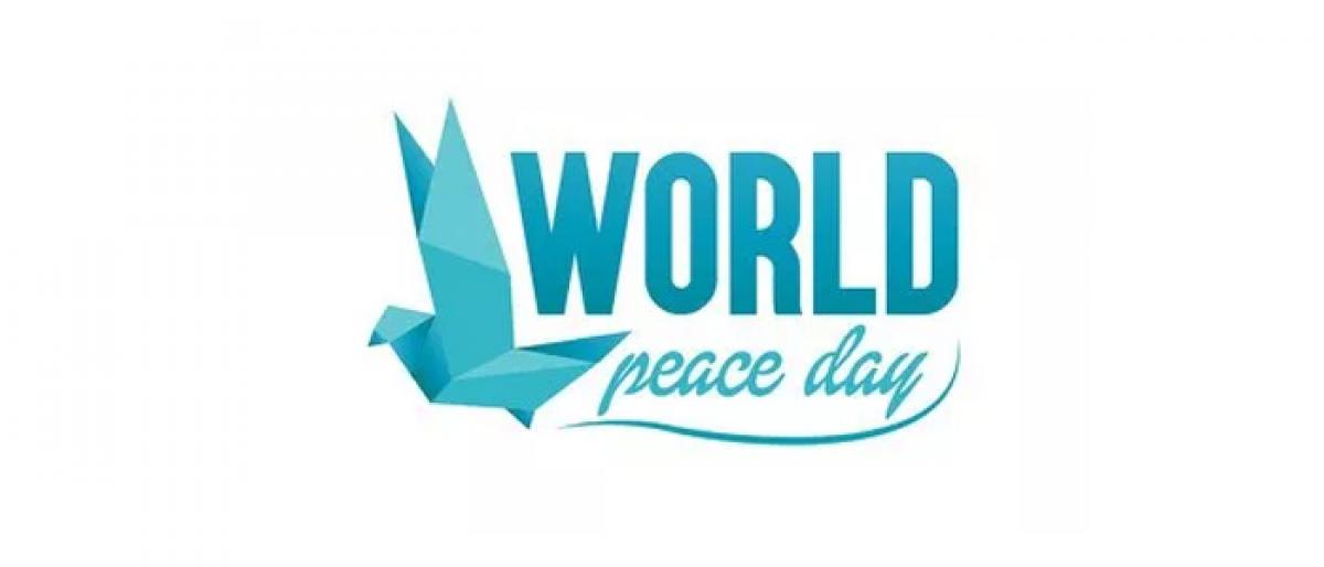 Rally for world peace today