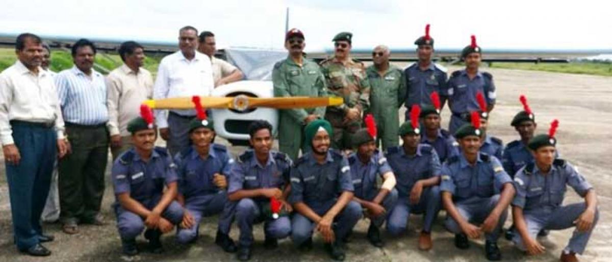 Warangal Group NCC Air Squadron revives flying training for its cadets