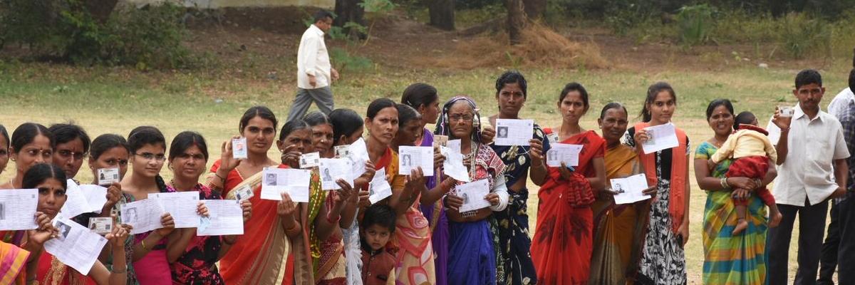 Rural areas witness high voter turnout