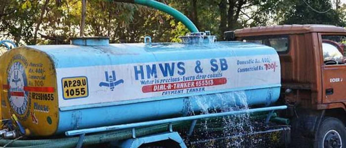 HMWS&SB modifies water tanker rates