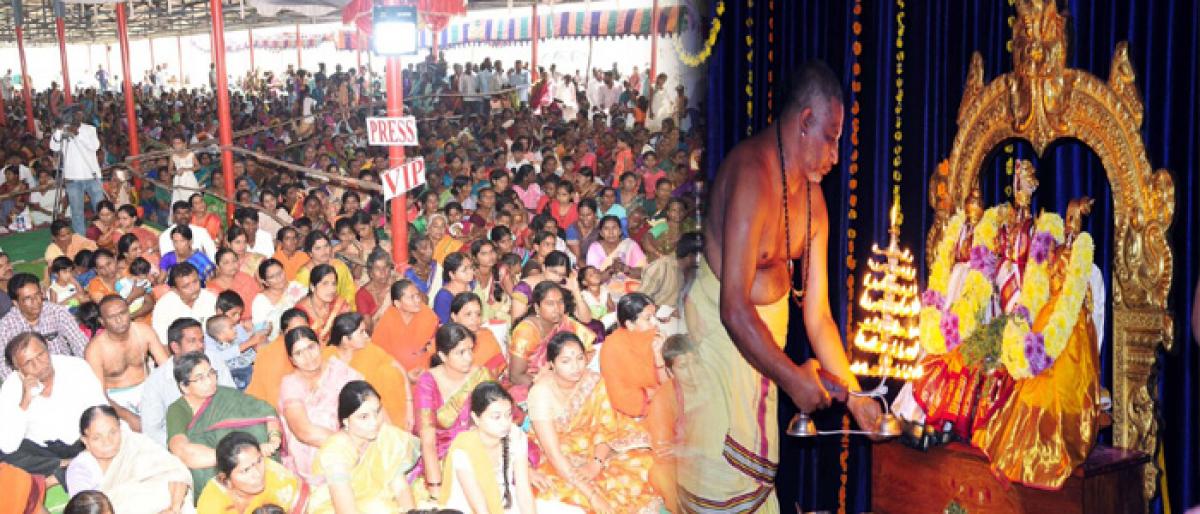 Celestial wedding held at Venkateswara temple
