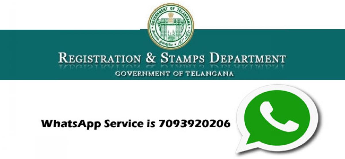 Registration & Stamps Dept to launch WhatsApp service for citizens