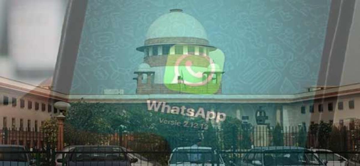 SC questions WhatsApp, IT and Finance ministries for not appointing Grievance officer yet