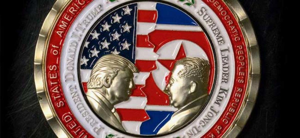 White House releases commemorative coin before Donald Trump-Kim Jong-un meet