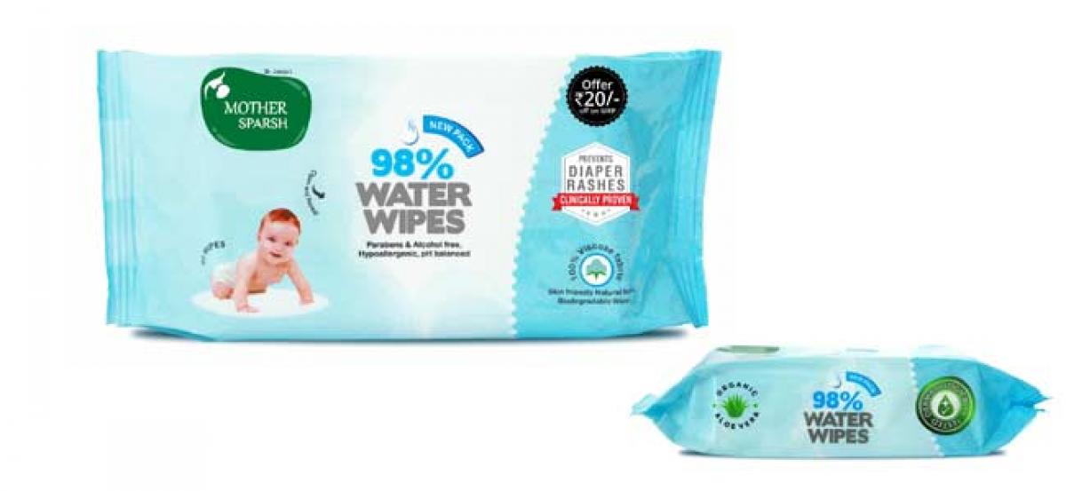 Mother Sparsh Launches India’s First Eco-Friendly Water-Based Baby Wipes