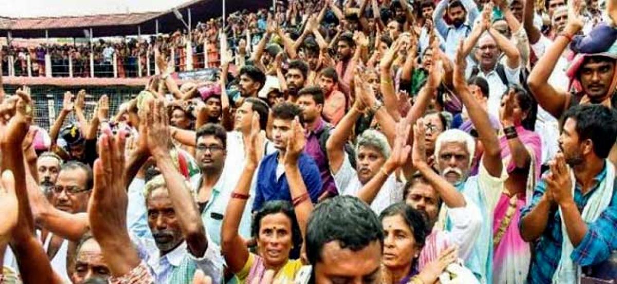 Woman halted at Sabarimala over age rumours, let in after proving she is 52