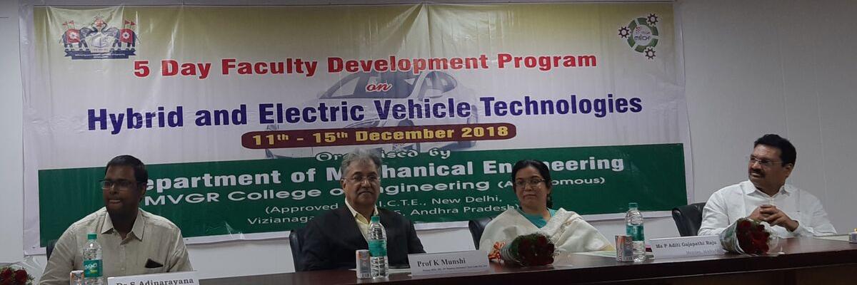 5-day faculty development programme at MVGR College