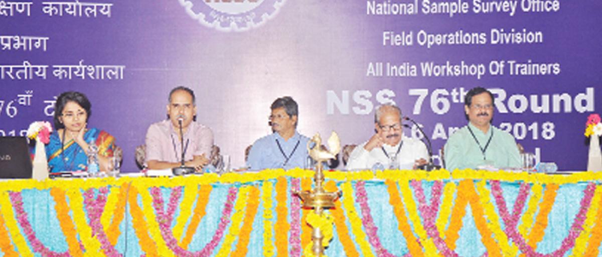 NSSO trainers 2-day workshop commences