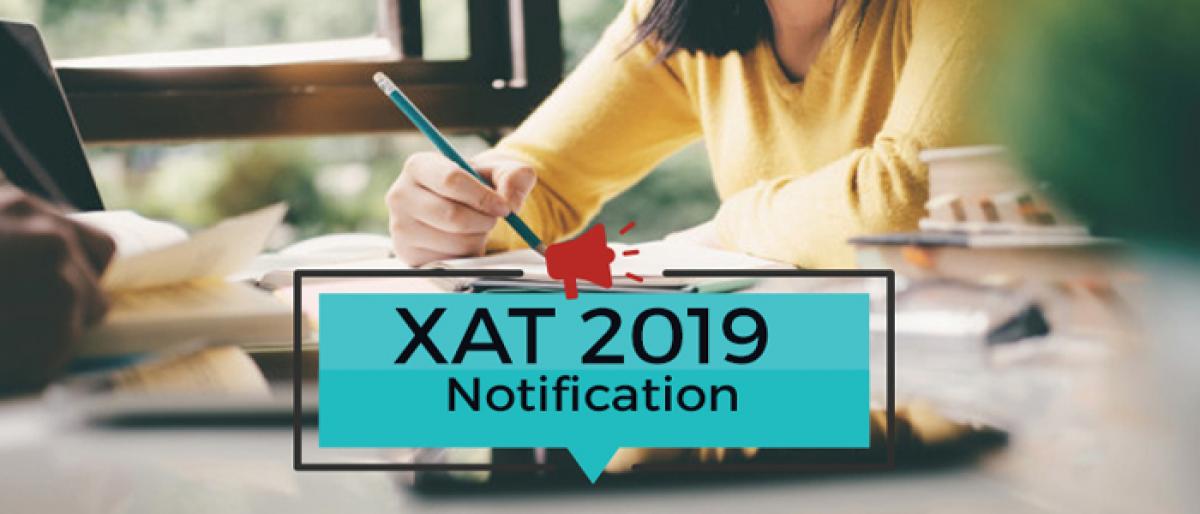 Notification issued for XAT 2019