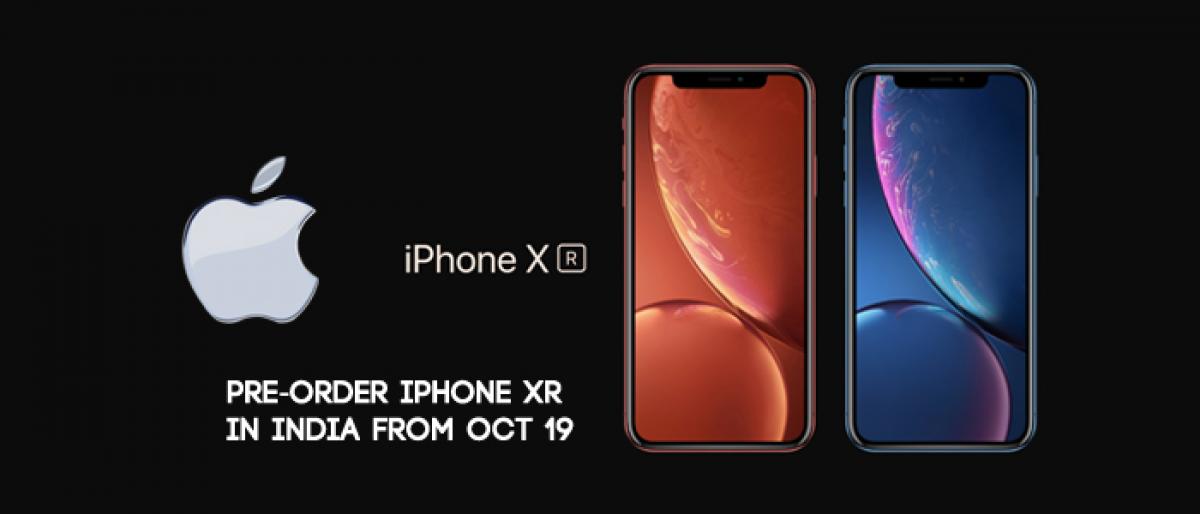 Pre-order iPhone XR in India from Oct 19