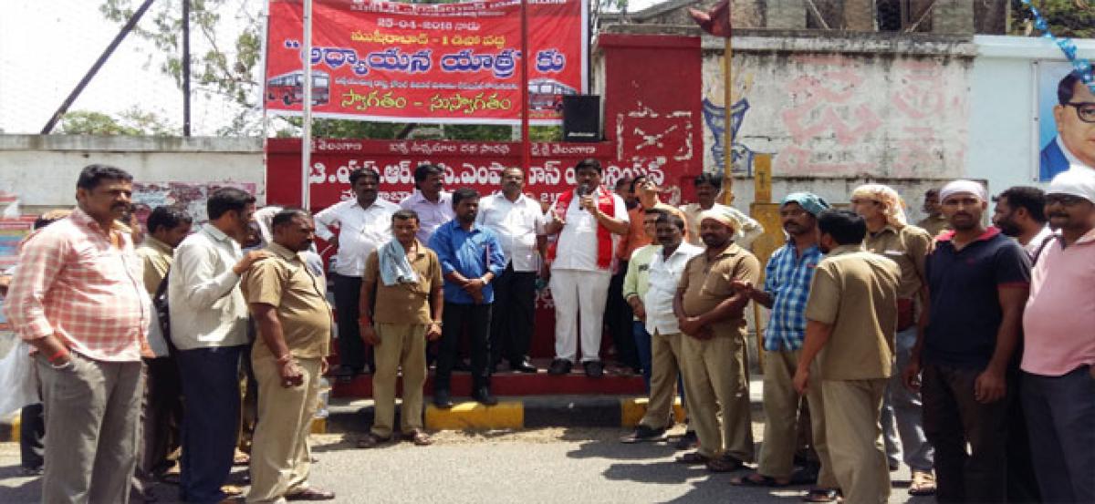 Study Tour held at Musheerabad depot