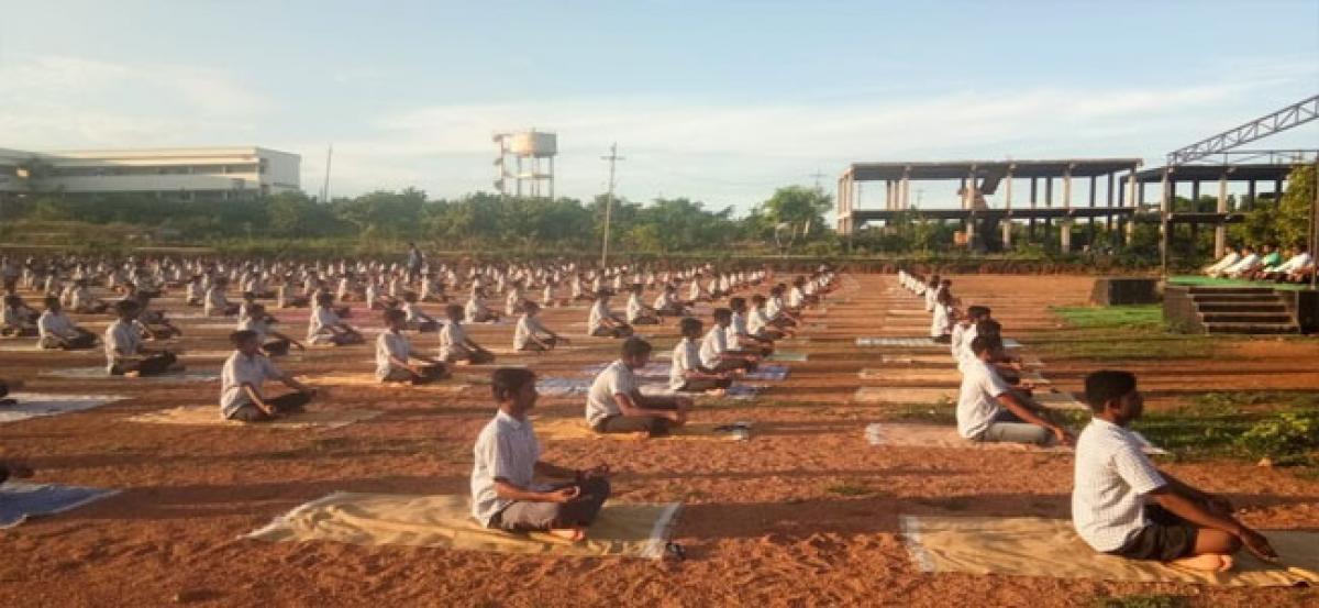 Yoga Day celebrated at Kulkacharla