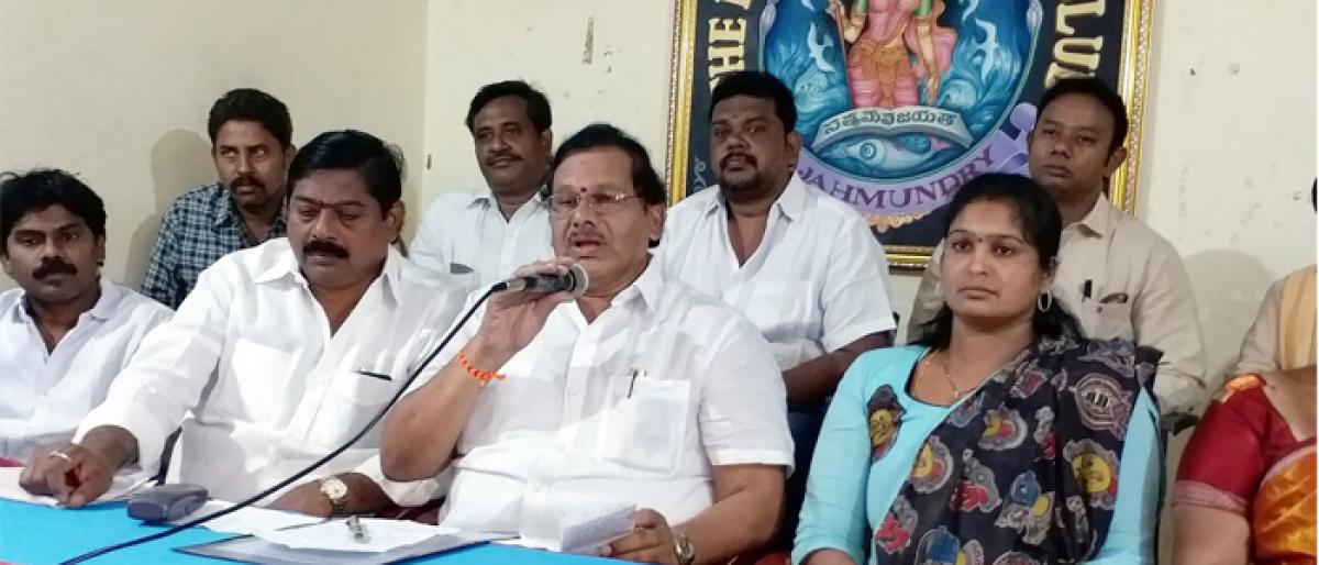 TDP jealous of Jagan’s popularity: YSRCP in Rajamahendravaram
