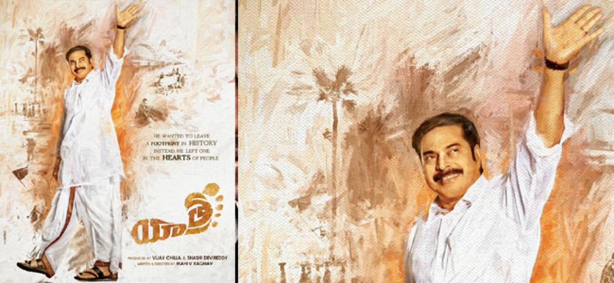 Here is the first look of Mammoottys Yatra