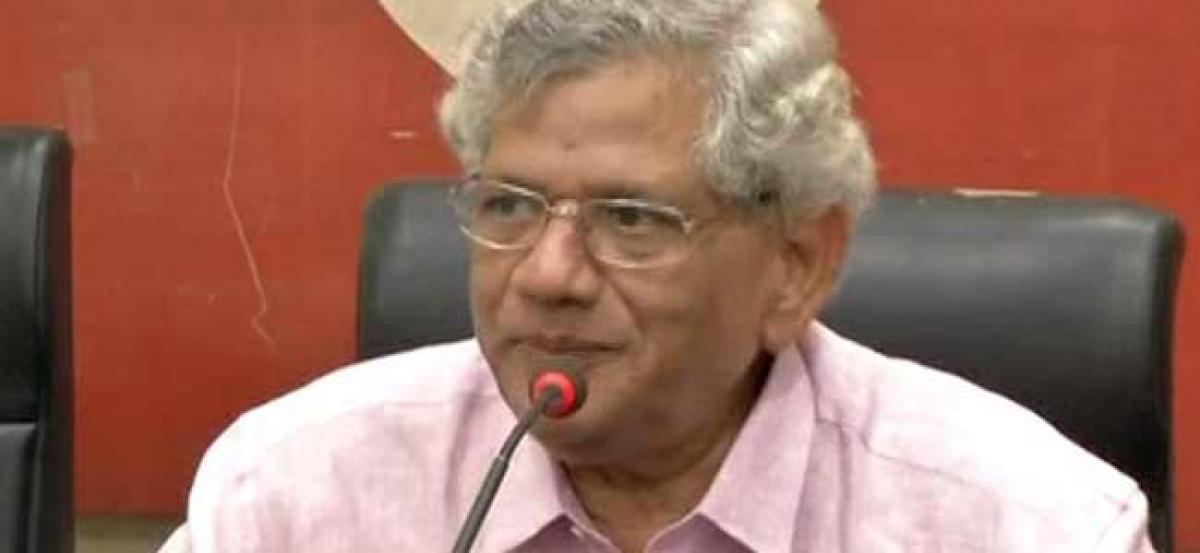 Blatant attack on democratic rights: Yechury on activists arrest