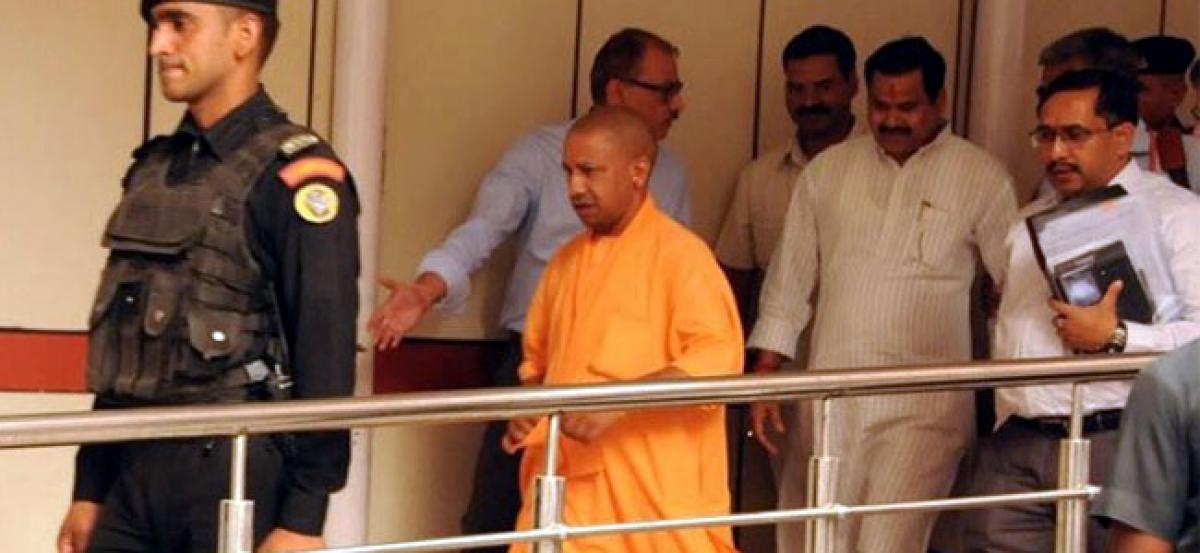 Adityanath visits ailing Vajpayee at AIIMS