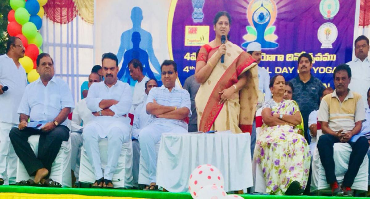 Yoga must in educational institutions: Collector