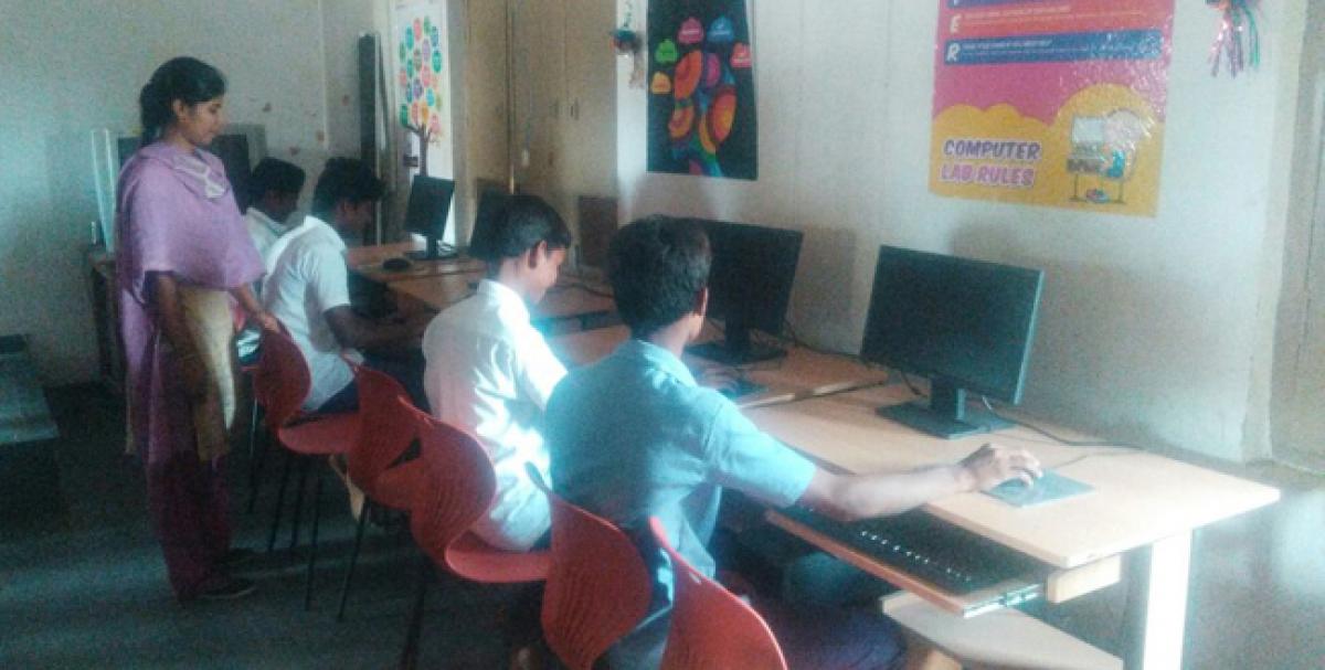 NGOs equip ZPHS in Marikal with computers, equipment