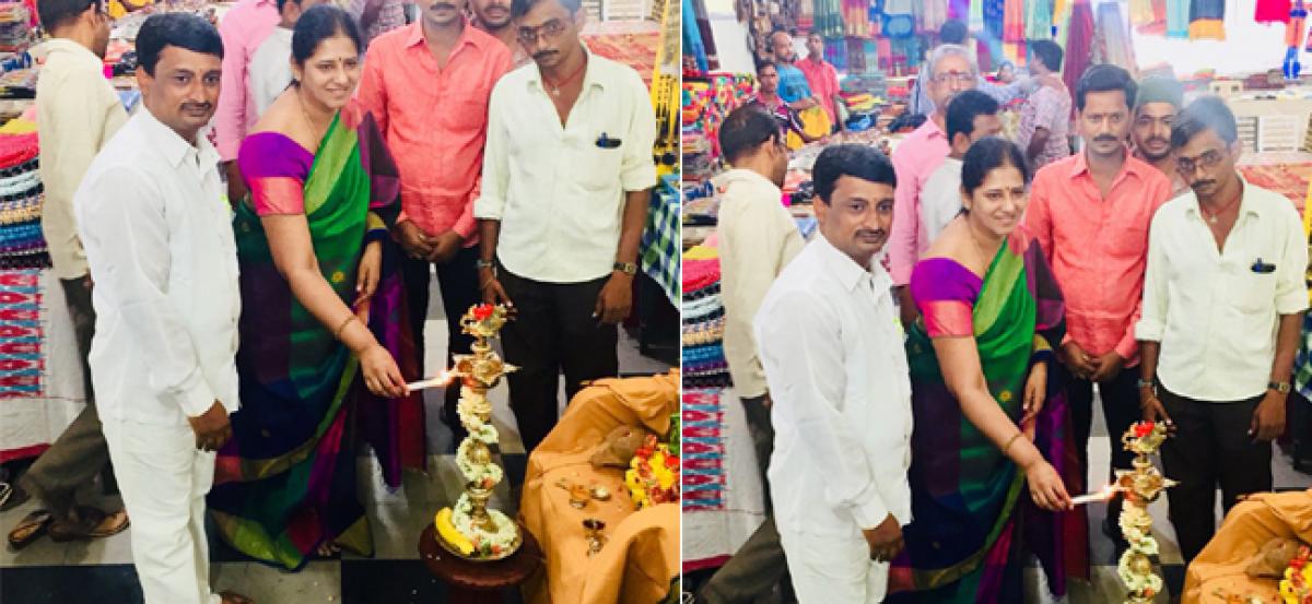 Zilla Parishad chief opens handicrafts exhibition