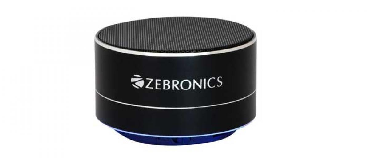 Zebronics brings out its smallest portable speaker Noble