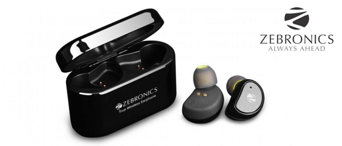 Zebronics launches wireless earphones Zeb-Peace