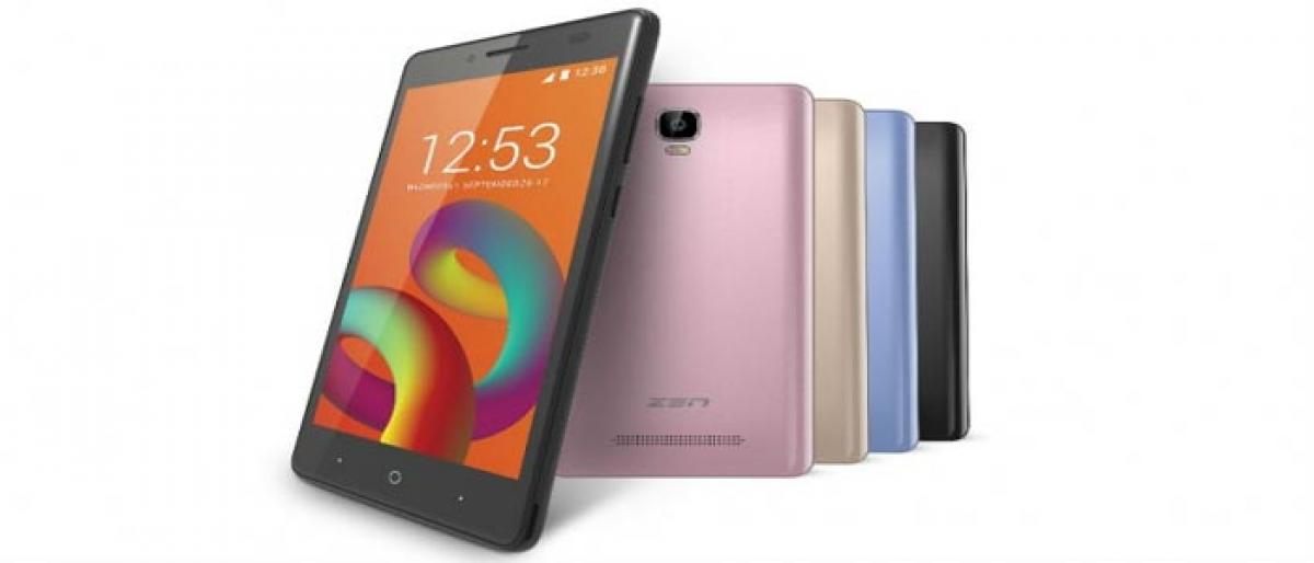 Zen Mobiles launches new smartphone at Rs 5,099