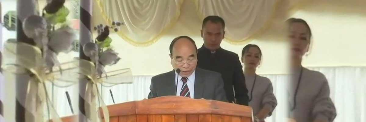 Zoramthanga sworn in as Mizorams new CM
