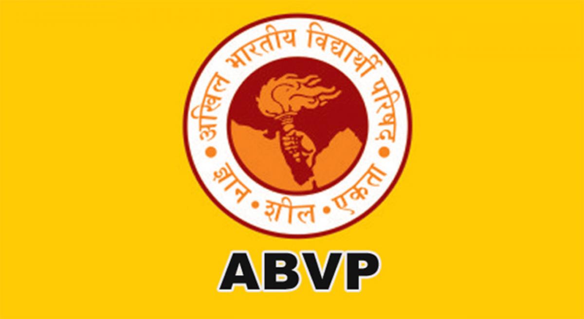 ABVP state meet in Rajamahendravaram from Jan 26