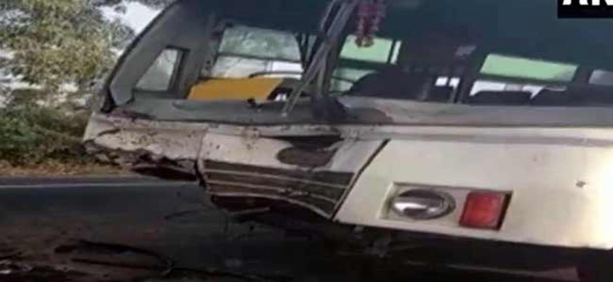 Sambhal: At least six killed as bus collides with car