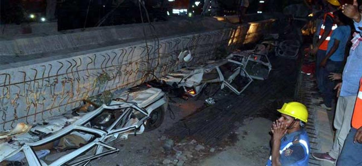 Varanasi flyover collapsed due to thunderstorm, says official