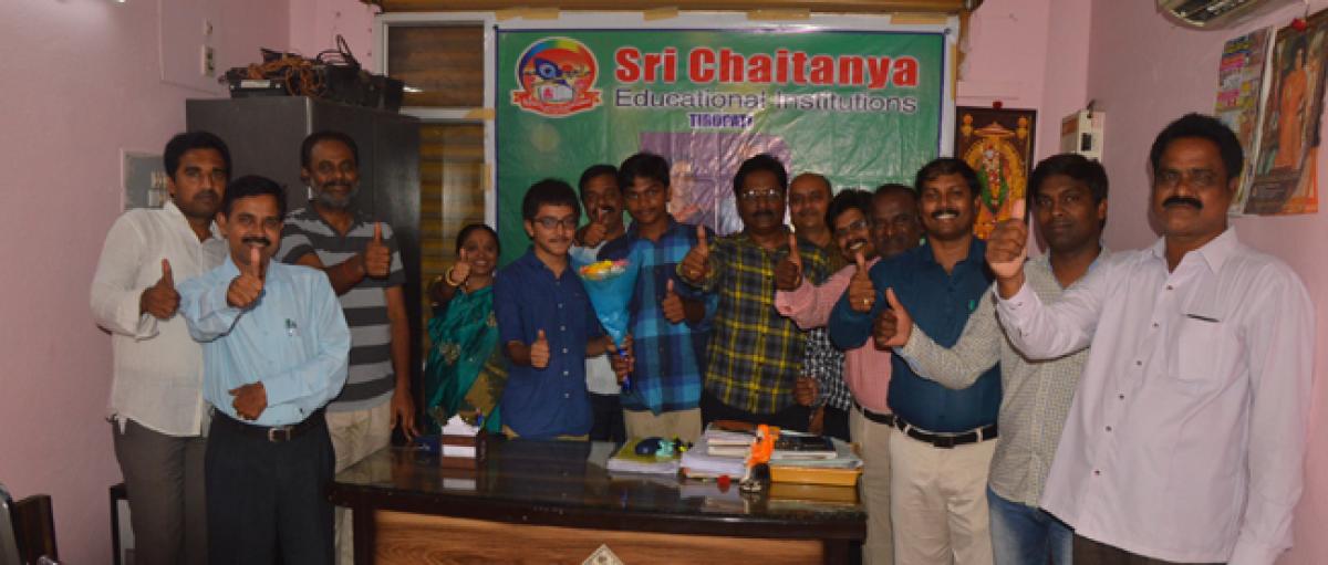 Sri Chaitanya students excel in JEE-Advanced