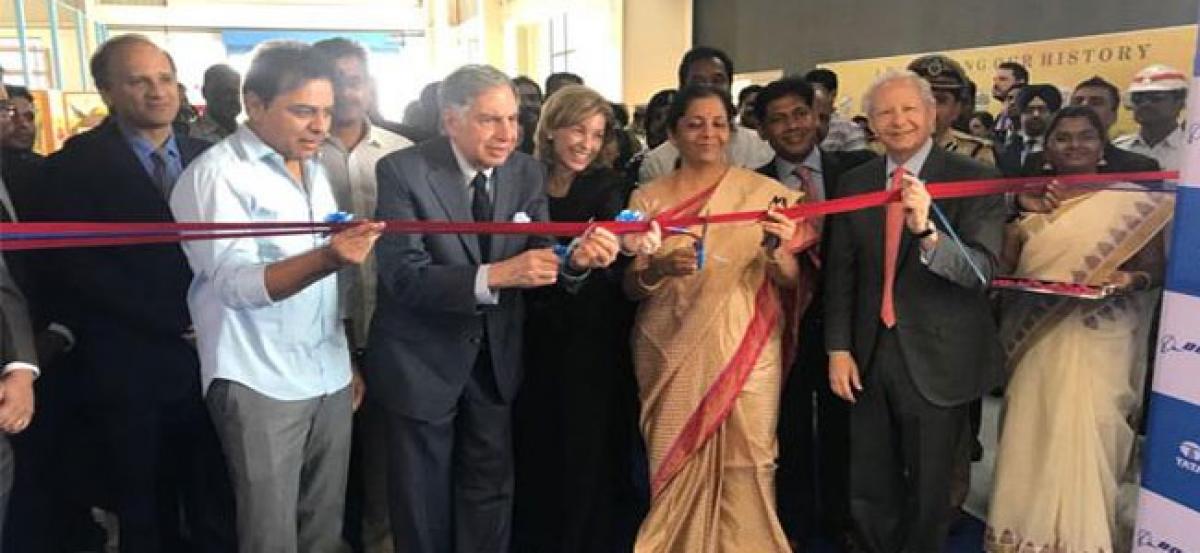 KTR launches Tata Boeing aerospace centre at Adibatla