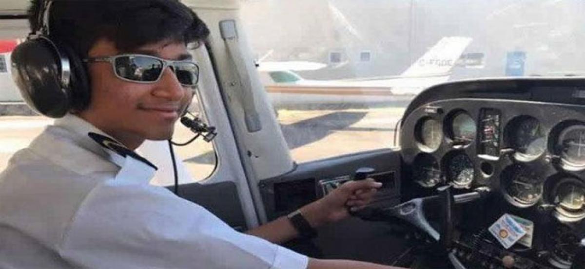 Indian-origin boy of 14 youngest to fly single-engine plane