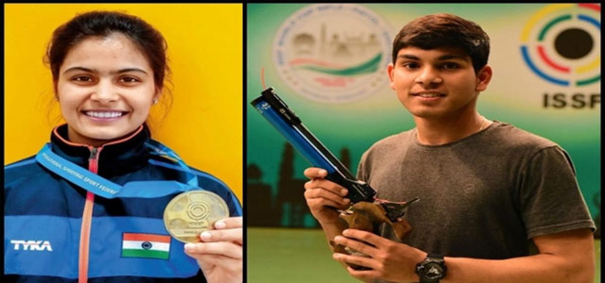 ISSF Junior World Cup: Manu Bhaker-Anmol wins air pistol mixed gold